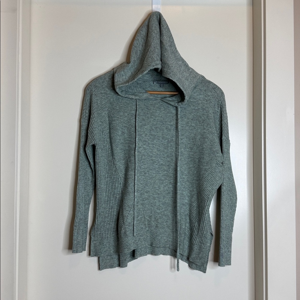 Wit&Wisdom Green Knit Hoodie
